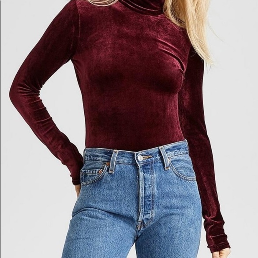 Theory velvet turtleneck top, medium